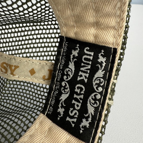 Junk Gypsy Trucker Hat Distressed Mesh Cap Flea Market Dream Adjustable HGTV - Picture 3 of 8